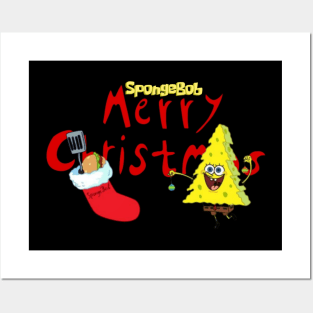 christmas party in bikini bottom Posters and Art